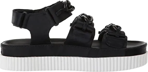 KENDALL   KYLIE Women's Ivie Sandal, black, 8.5 Medium US