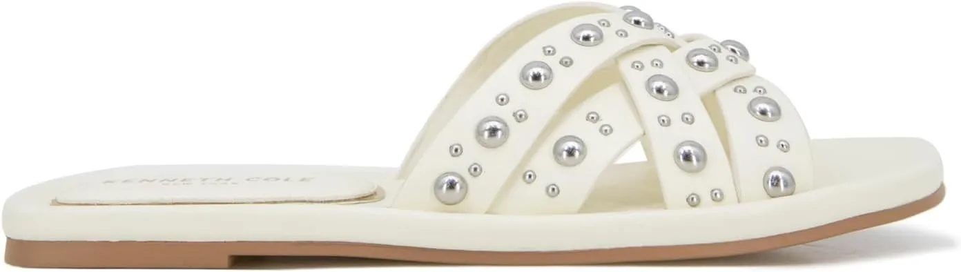 Kenneth Cole Women's Jula Stud Flat Sandal