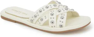 Kenneth Cole Women's Jula Stud Flat Sandal