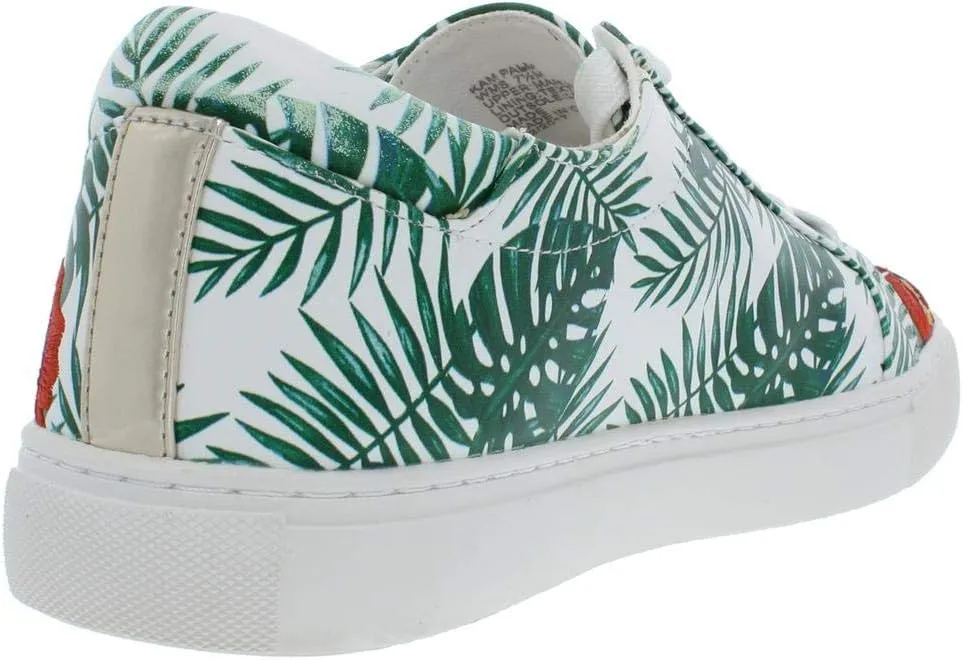 Kenneth Cole Women's Kam Palm Print Lace-up Sneaker