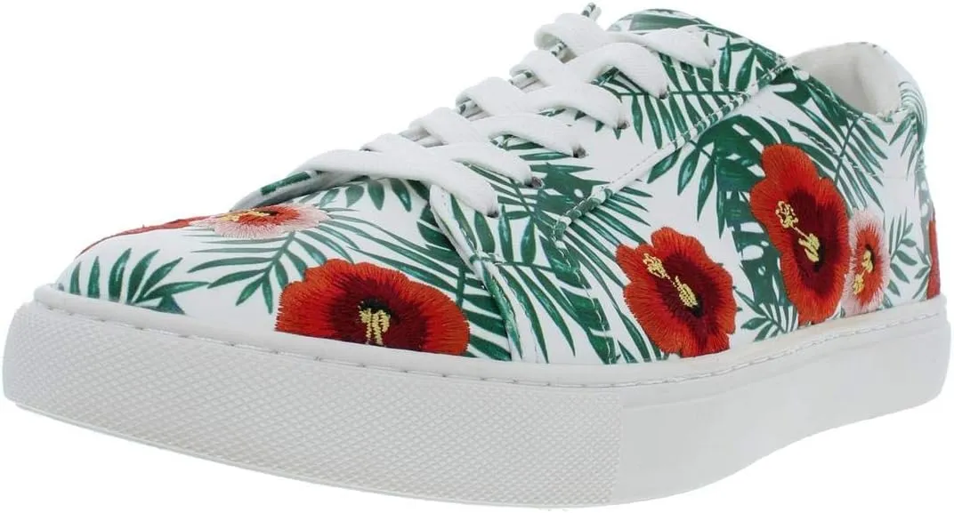 Kenneth Cole Women's Kam Palm Print Lace-up Sneaker
