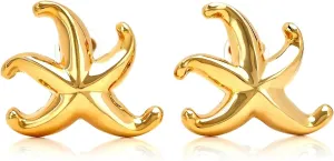 Kenneth Jay Lane Women's Gold Starfish Clip-On Earrings