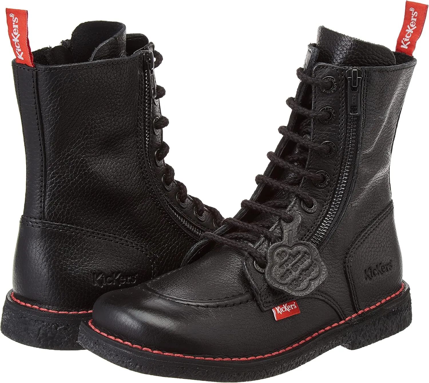 Kickers Women's Derby Wheeled Heel Shoe