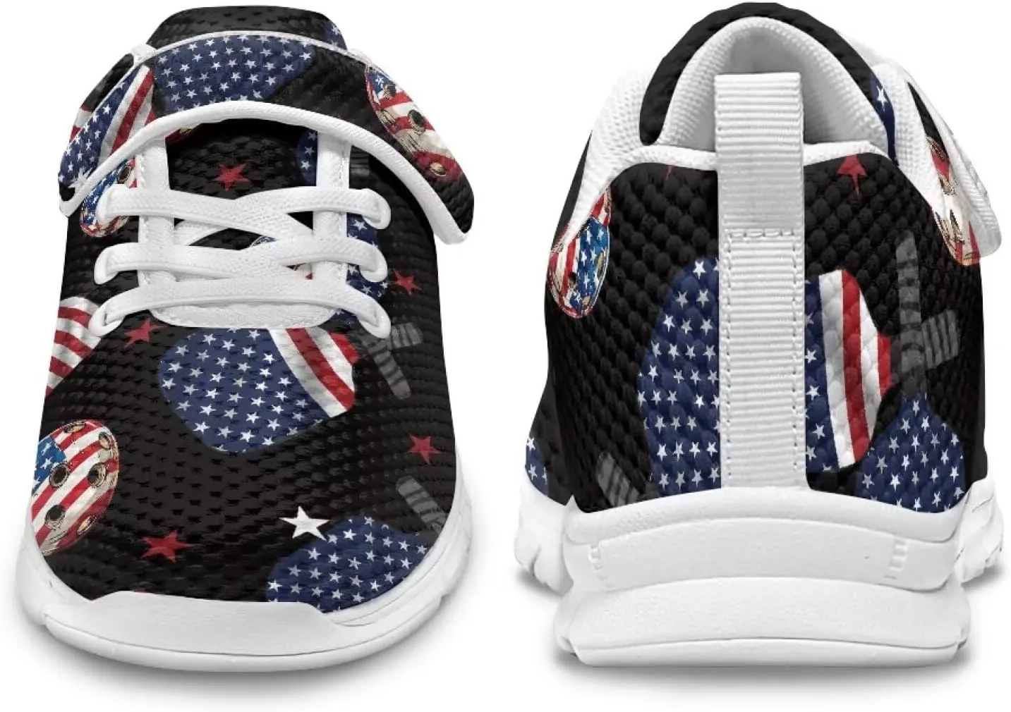 Kids Pickleball Sneakers Size 11 to 15,Boys Girls Spring Jogging Shoes Breathable Athletic Shoes with One Strap