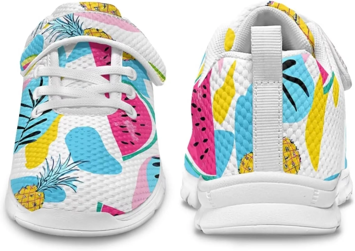 Kids Pickleball Sneakers Size 11 to 15,Boys Girls Spring Jogging Shoes Breathable Athletic Shoes with One Strap