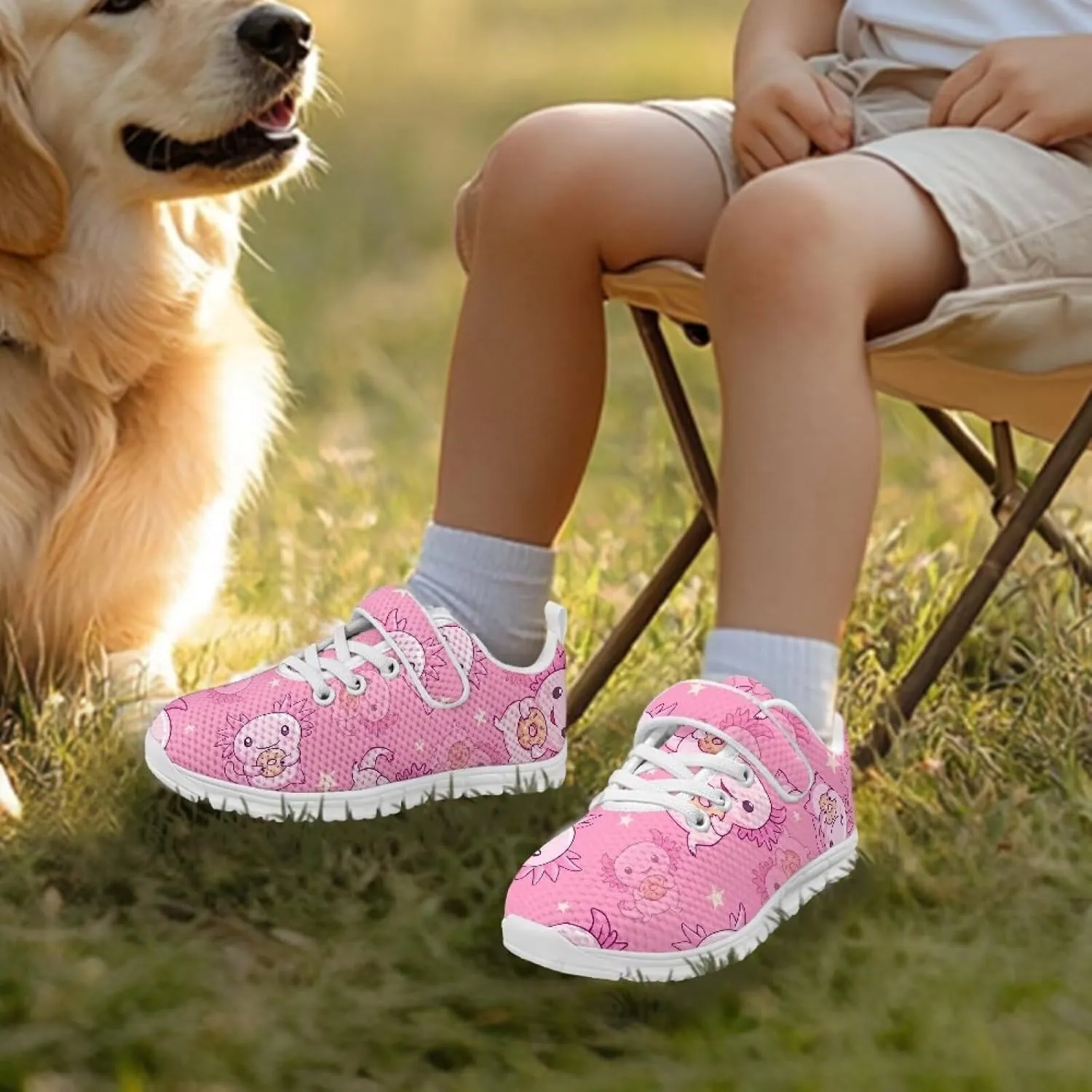 Kids Pickleball Sneakers Size 11 to 15,Boys Girls Spring Jogging Shoes Breathable Athletic Shoes with One Strap