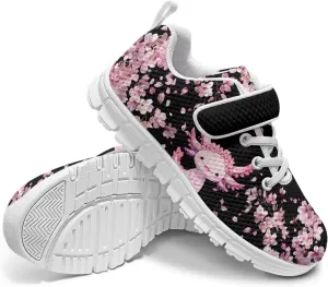 Kids Spring Casual Sneakers Size 11 to 15,Boys Cartoon Single Buckle Jogging Shoes Girls Uniform-Dress Shoes