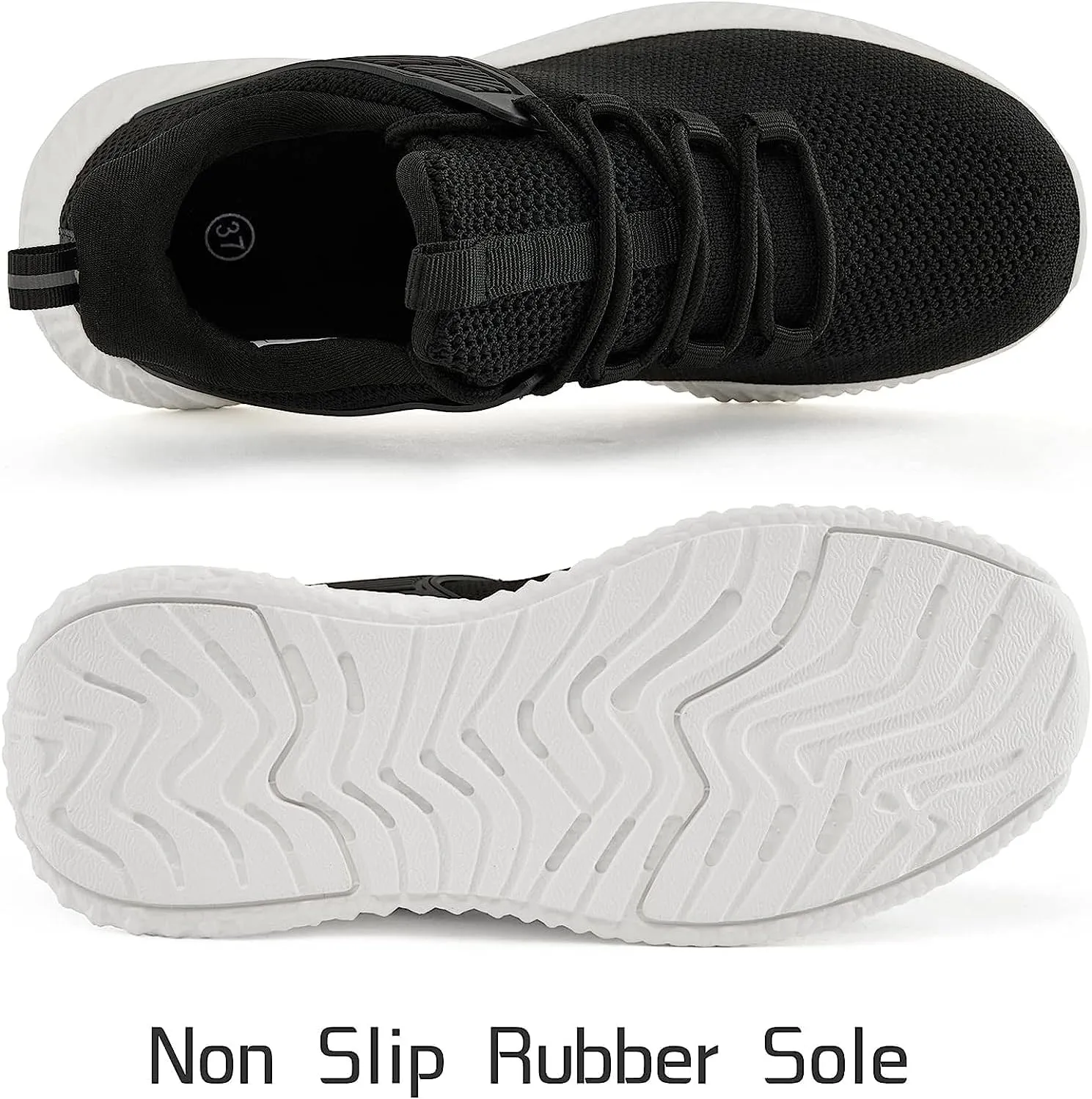 KPP Walking Shoes for Men Breathable Tennis Running Gym Sneakers Slip On Memory Foam Shoes