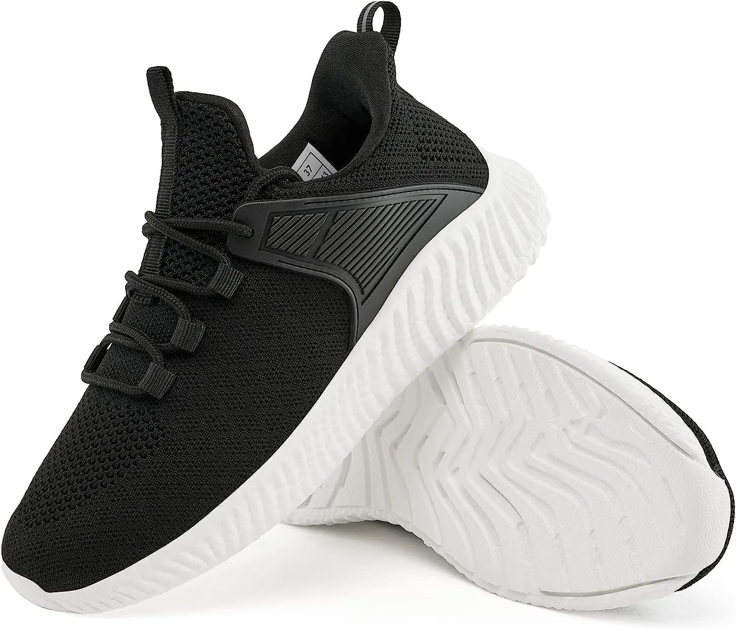 KPP Walking Shoes for Men Breathable Tennis Running Gym Sneakers Slip On Memory Foam Shoes