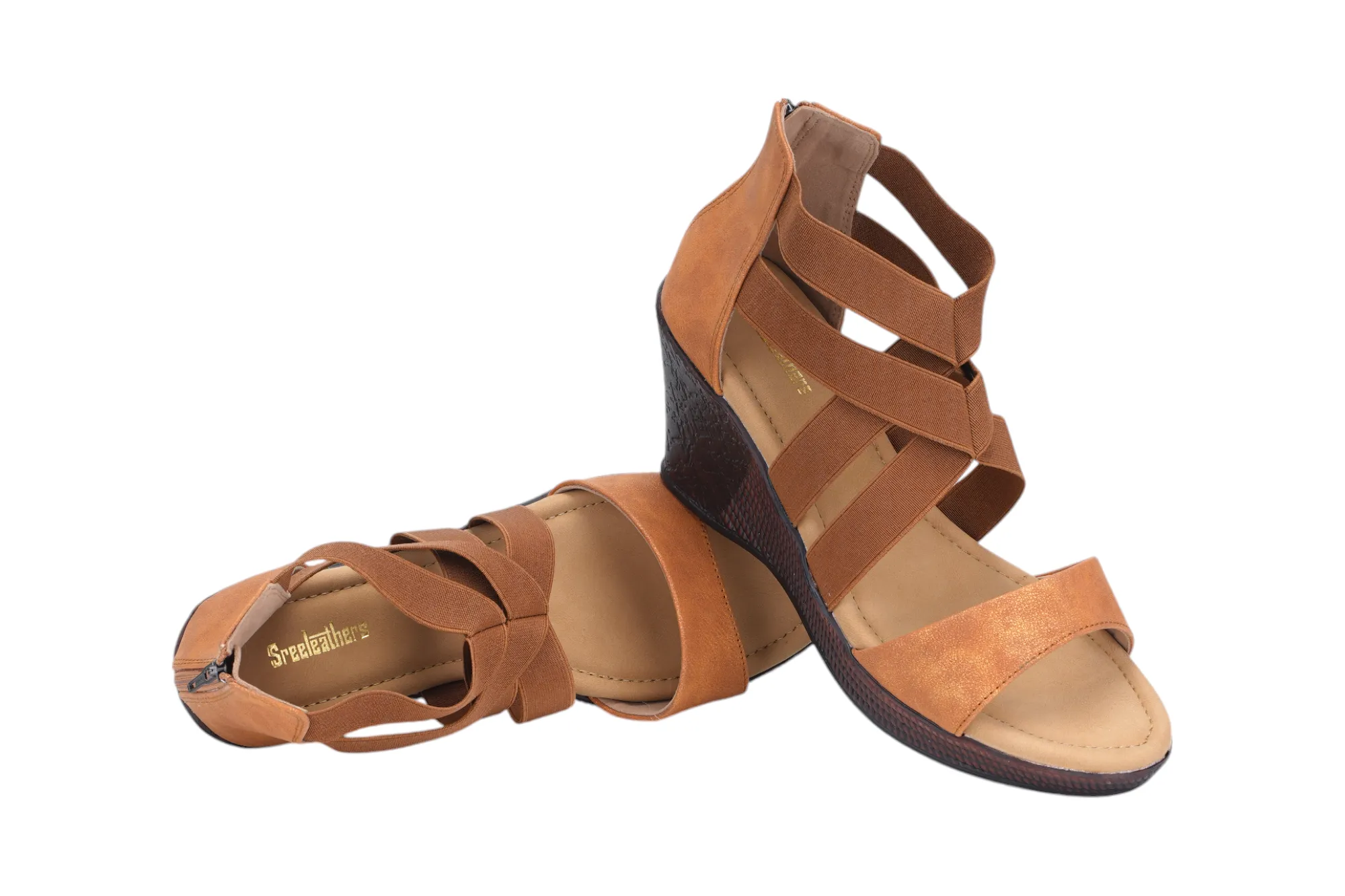 Ladies Gladiator Heel Sandal 911407