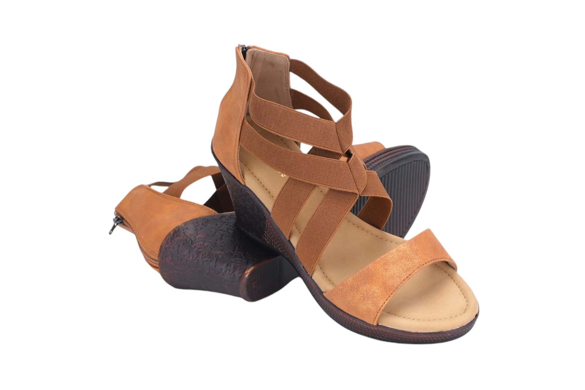 Ladies Gladiator Heel Sandal 911407