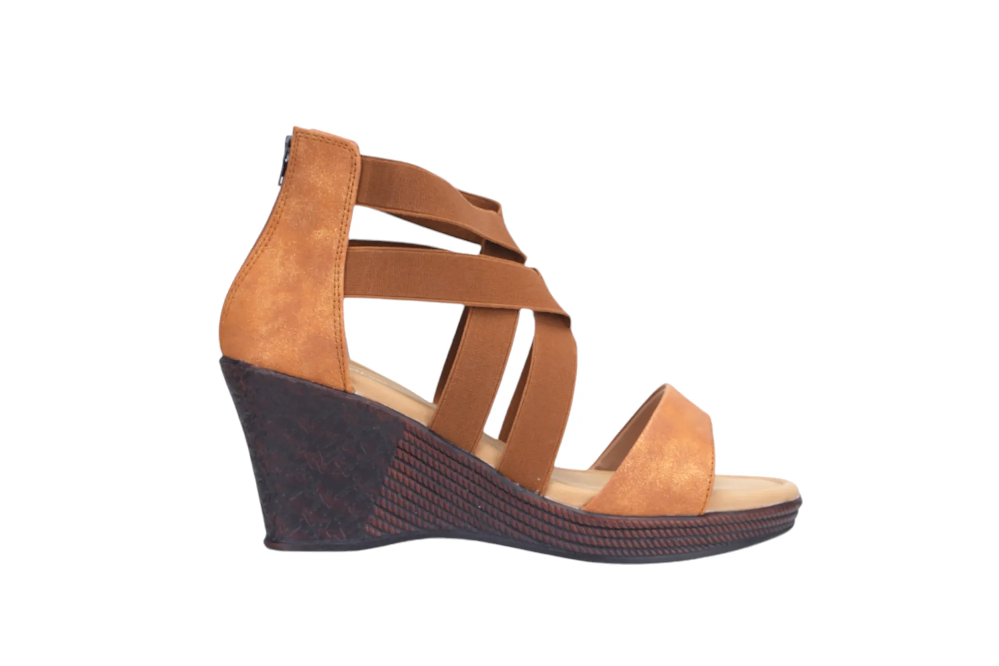 Ladies Gladiator Heel Sandal 911407