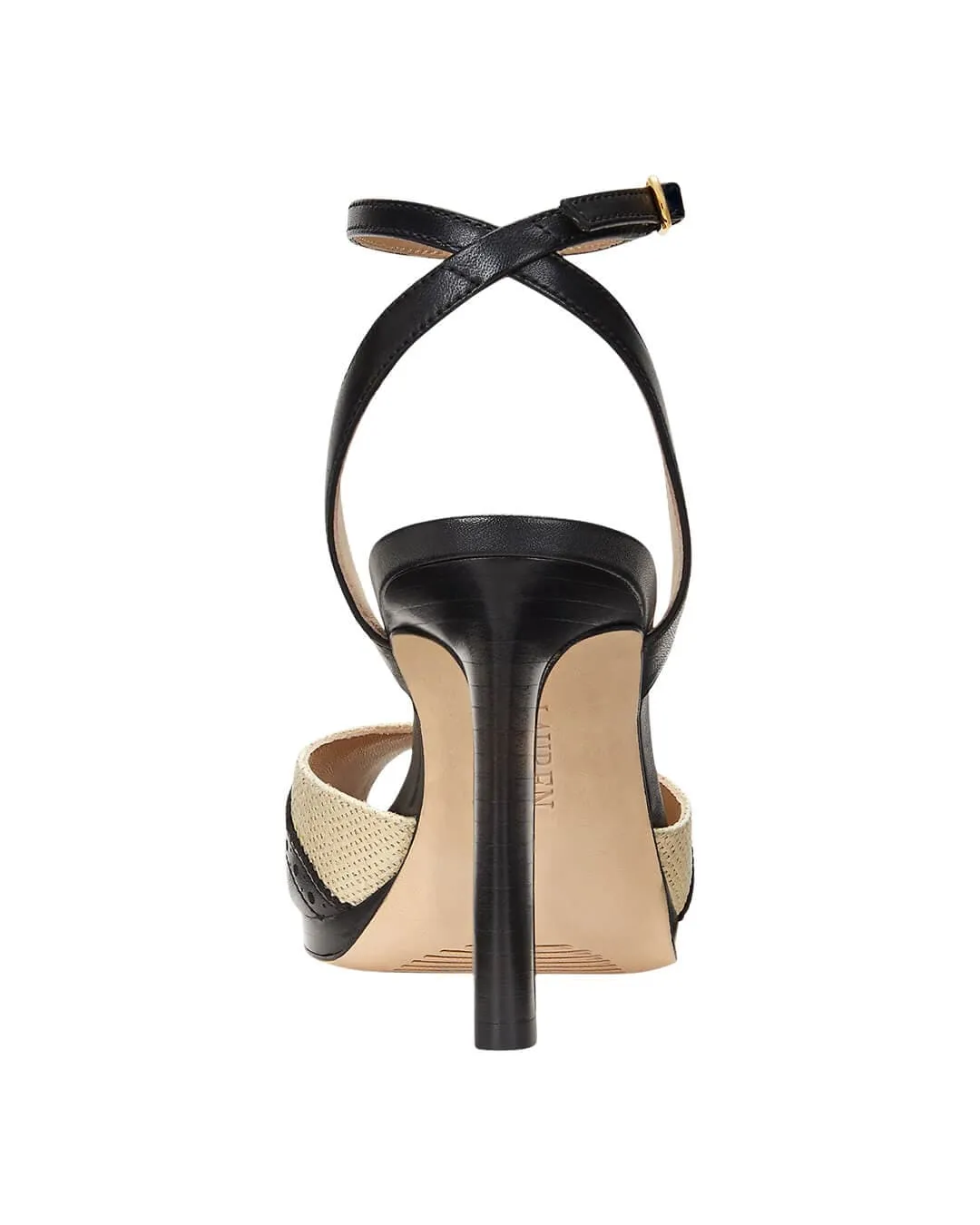 Lauren by Ralph Lauren Natural Kyla Wingtip Sandals