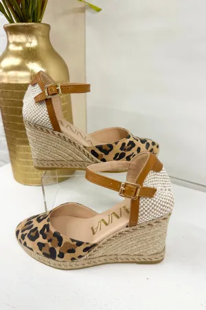 Leo Camel Espadrille Wedge