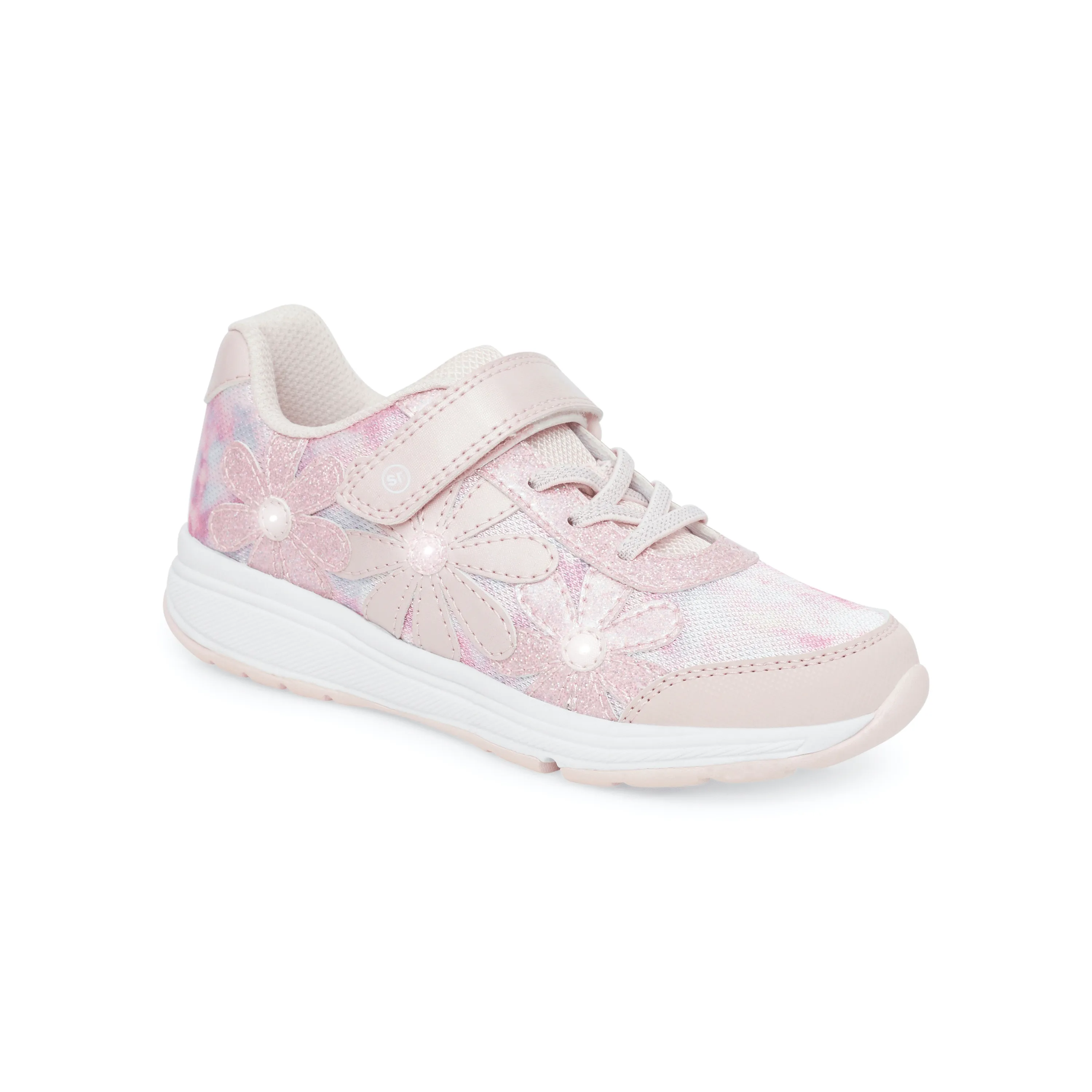 Light-Up Glimmer Sneaker - Big Kid Blush