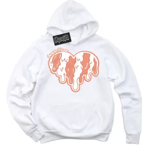 Light Wild Mango Dunk Sneaker Hoodie Melting Heart Graphic