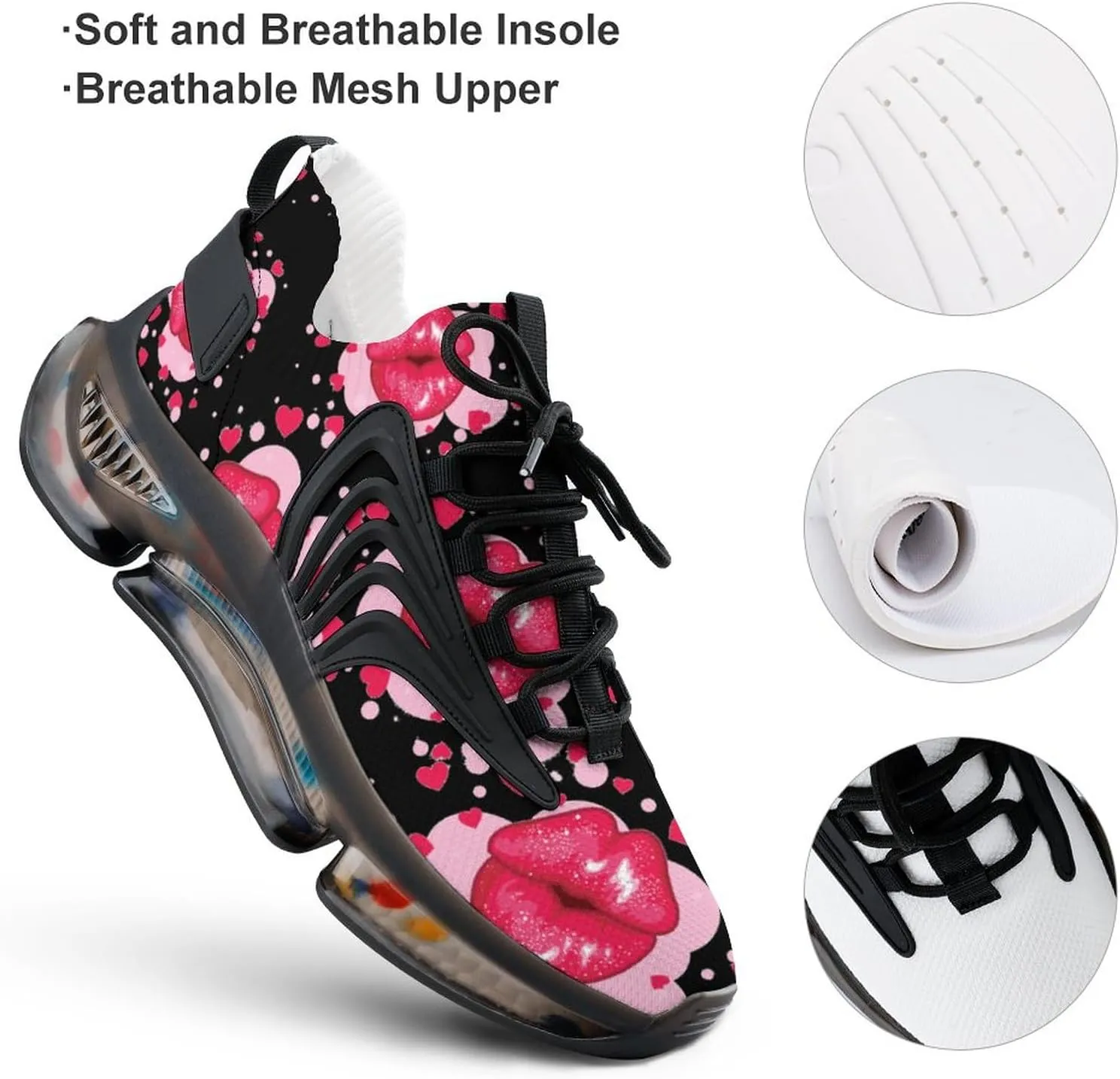 Love-kiss Running Shoes Low Top Basketball Shoes for Men Tennis Sport Fitness Cross Trainers Walking Casual Hiking