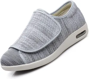Mei MACLEOD Women's Walking Shoes with Wide Width Lightweight Air Cushion Sneakers Casual Running Jogging Shoes for Diabetic Swollen Feet