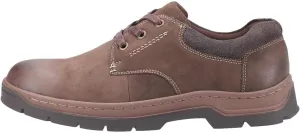 Men Thickwood Lace Up Nubuck Leather Casual Shoe