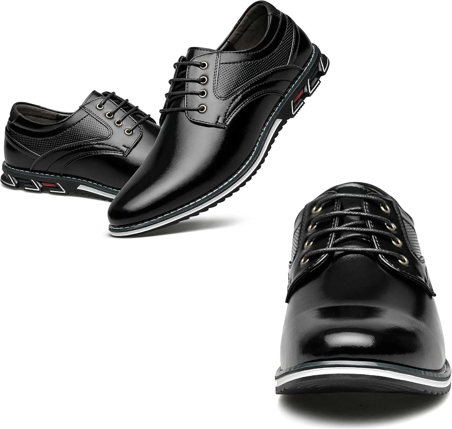 Men's Dress Shoes Comfort Soft Men Oxford Superior Flexural Leather Fashion Dress Sneakers Business Casual Derby Shoe