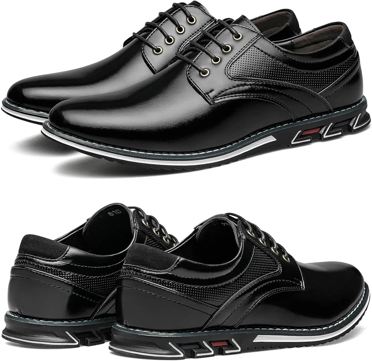 Men's Dress Shoes Comfort Soft Men Oxford Superior Flexural Leather Fashion Dress Sneakers Business Casual Derby Shoe