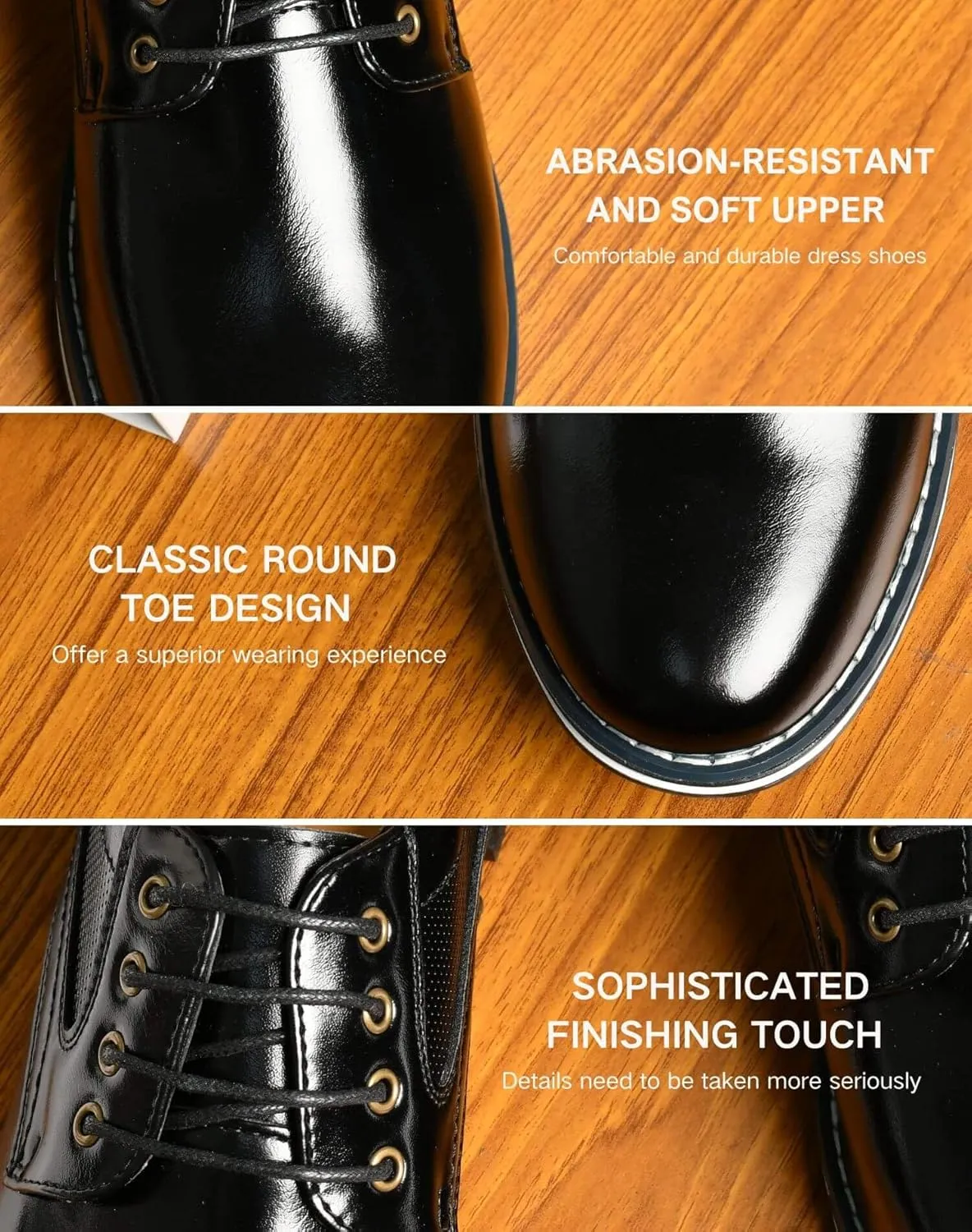 Men's Dress Shoes Comfort Soft Men Oxford Superior Flexural Leather Fashion Dress Sneakers Business Casual Derby Shoe