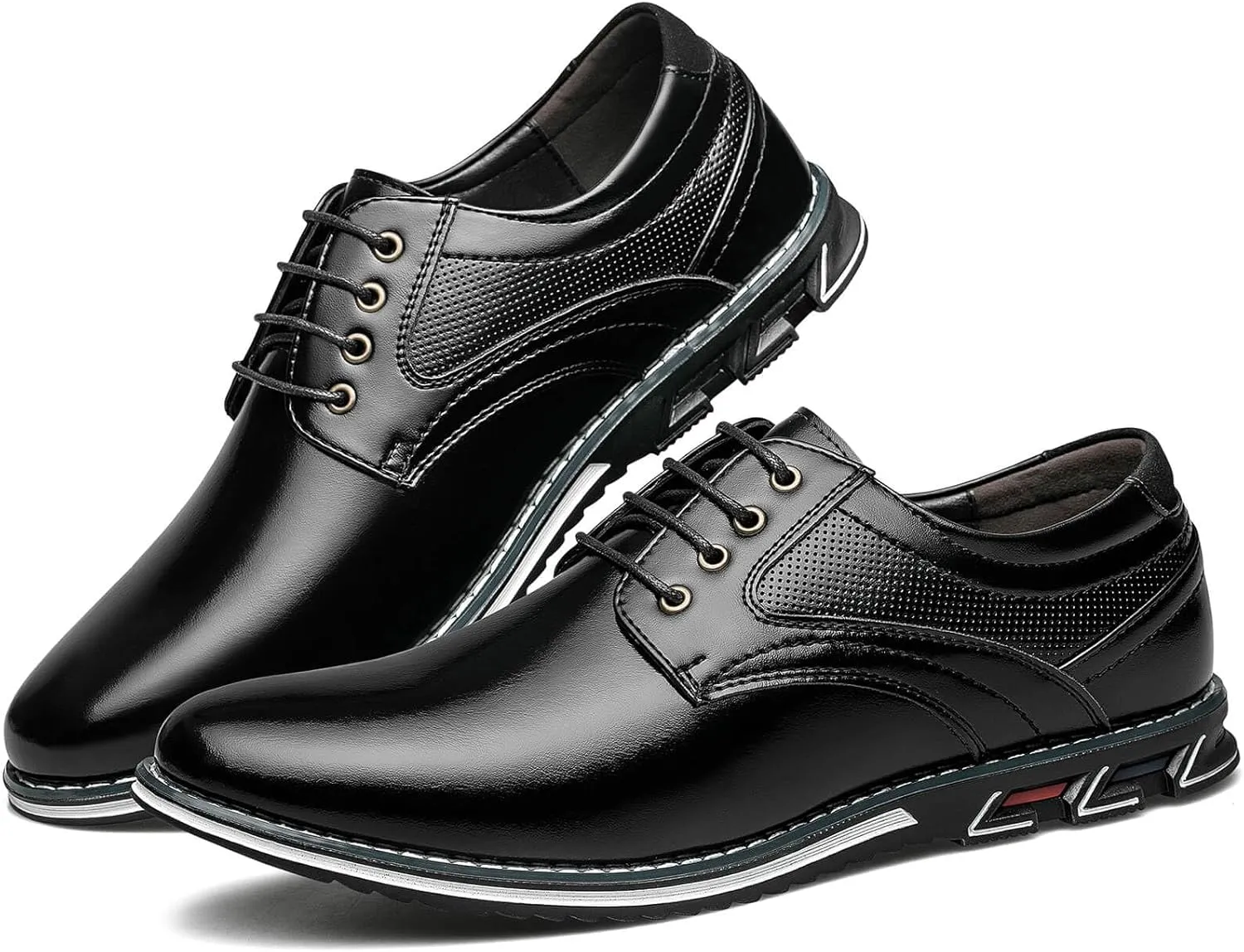 Men's Dress Shoes Comfort Soft Men Oxford Superior Flexural Leather Fashion Dress Sneakers Business Casual Derby Shoe