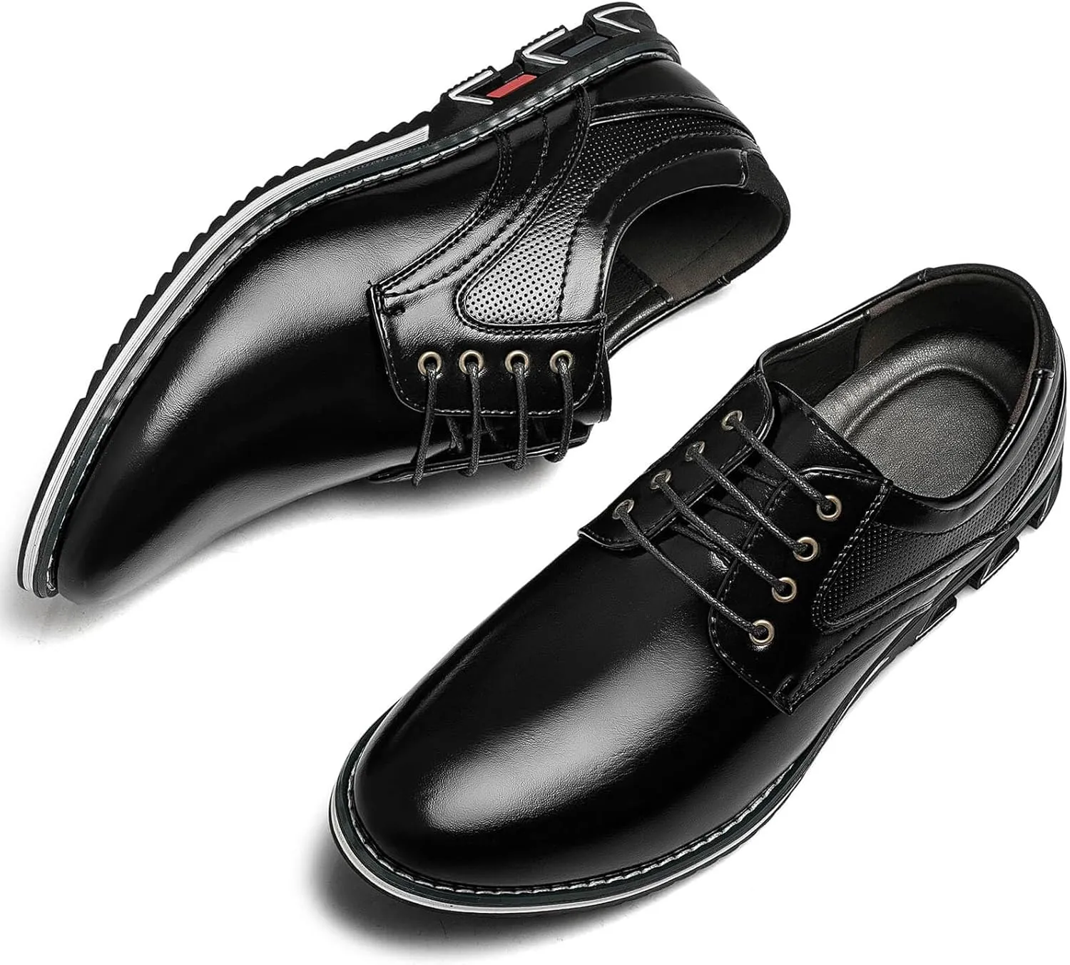 Men's Dress Shoes Comfort Soft Men Oxford Superior Flexural Leather Fashion Dress Sneakers Business Casual Derby Shoe
