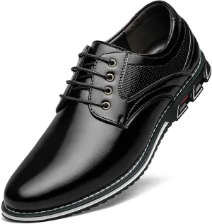 Men's Dress Shoes Comfort Soft Men Oxford Superior Flexural Leather Fashion Dress Sneakers Business Casual Derby Shoe