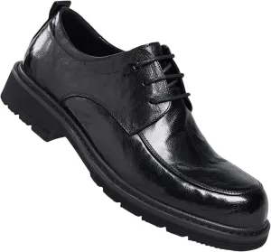 Men's Dress Shoes Wedding Business Classic Formal Derby Lace-up Oxford Leather Shoes