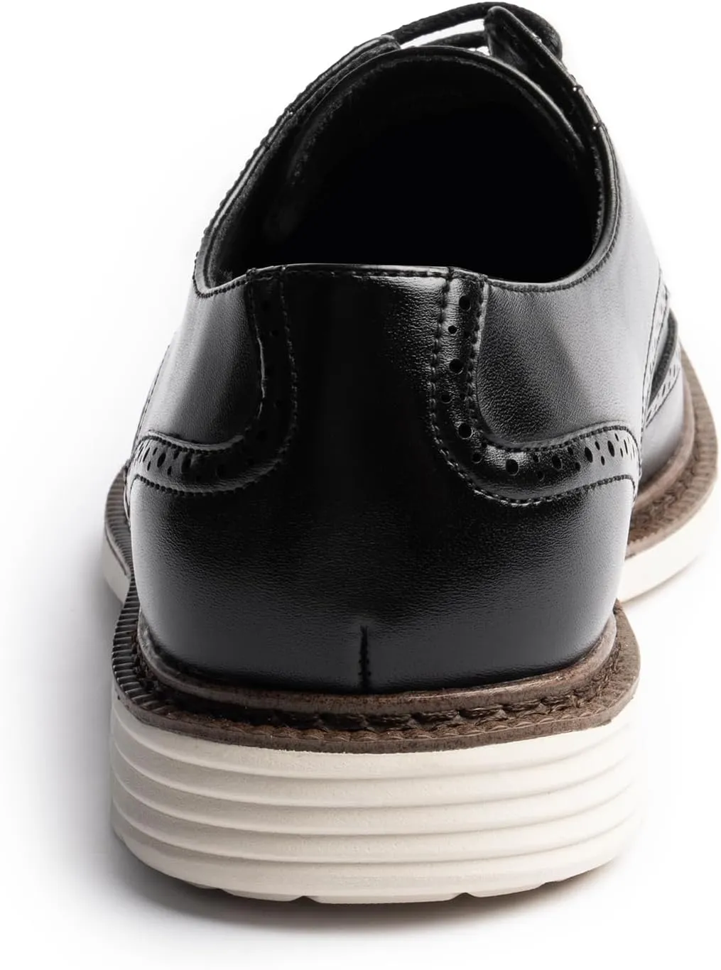 Mens Dress Sneakers Casual Business Derby Oxford Shoes, Classic Round Toe, Wingtip Brogue Design, EVA Outsole, Lightweight and Stylish