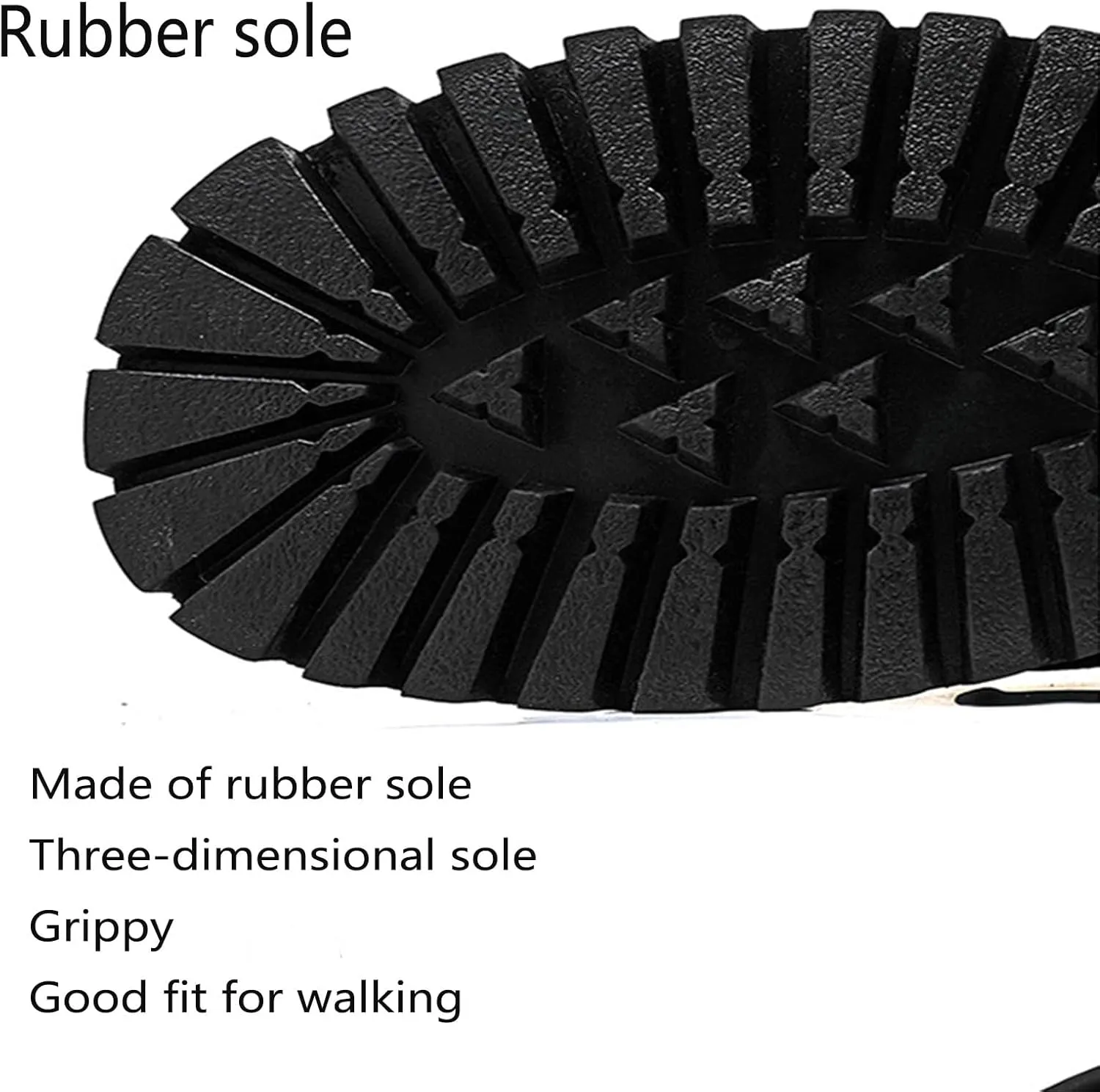 Men's Fashion Retro Round Toe Thick Bottom Casual Oxford Shoes Comfortable Non-Slip Soft Sole Work Office Business Formal Shoes