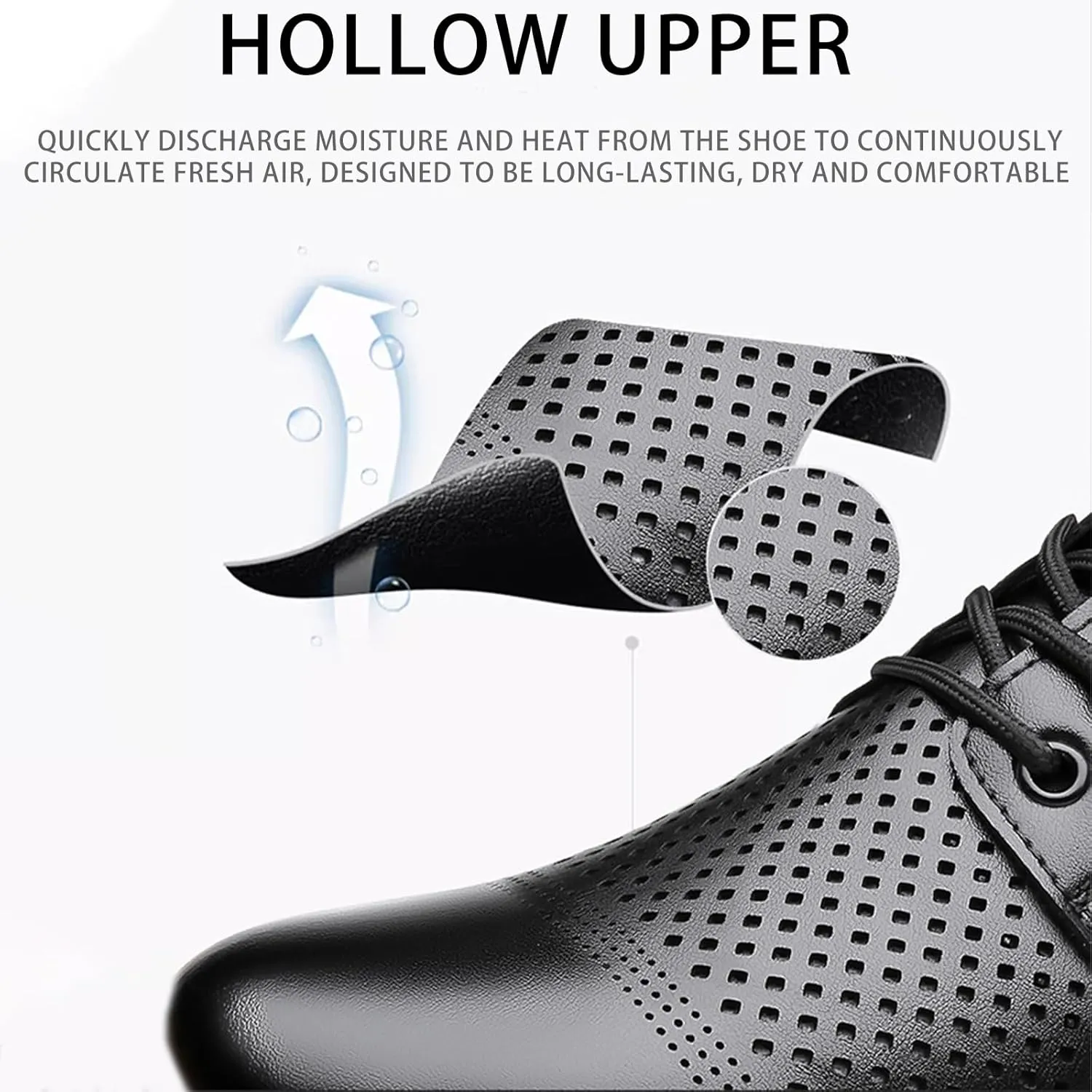 Men's Genuine Leather Chunky Low Heel Oxfords Classic Lace Up Business Formal Tuxedo Derby Shoes Fashion Casual Slip-On Round Anti-Slip Wedding Derby Oxfords
