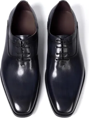 Mens Modern Essentials Cap Oxfords Formal Dress Suit Shoes Men's Fashion Genunie Leather Derby Prom Wedding Business Causal Tuxedo Shoes for Men