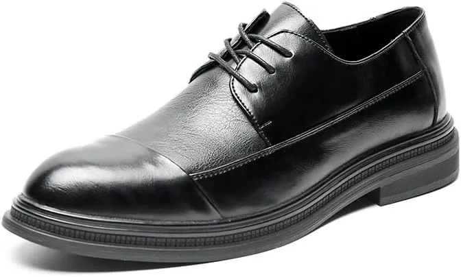 Mens Oxfords Shoes Classic Business Wingtip Lace Up Dress Shoes Slip-ons Brogue Business Shoes