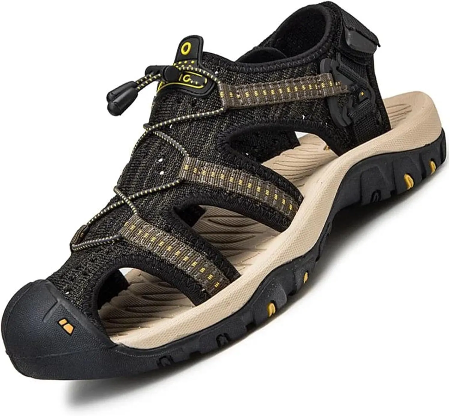 Men's Plus Size Sandals - Casual Beach Water Shoes with Sneaker Style
