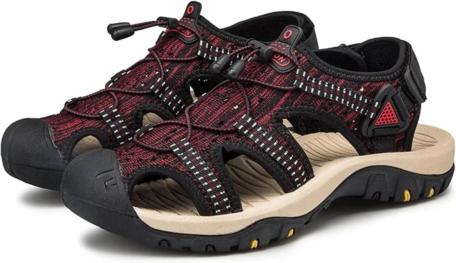 Men's Plus Size Sandals - Casual Beach Water Shoes with Sneaker Style