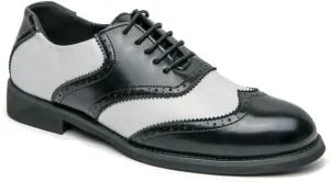 Men's Two - Tone Leather Wingtip Oxford Shoes with Laces, Combining Classic Design and Fine Craftsmanship