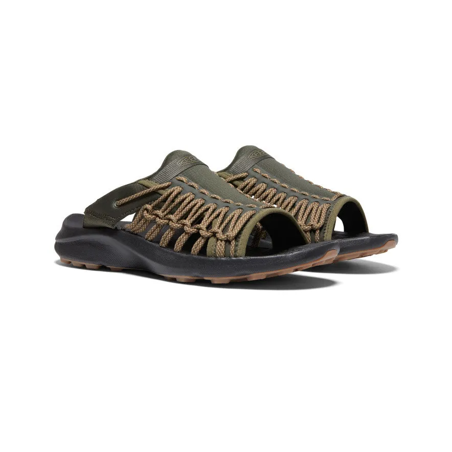 Men's UNEEK SNK Slide - Forest Night/Black