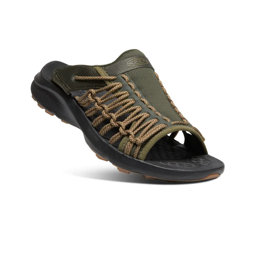 Men's UNEEK SNK Slide - Forest Night/Black