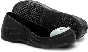 Metal-Free PVC Overshoes with Composite Safety Toes – Slip-Resistant Toe Cap Safety Shoe Covers for Visitors & Temporary Workers, White, US Shoe Size : Men's 1-3, Women's 3-4 (3X-Small)