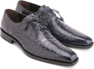 Mezlan Men's Crocodile Lace Up Anderson Blue / 11 / Medium