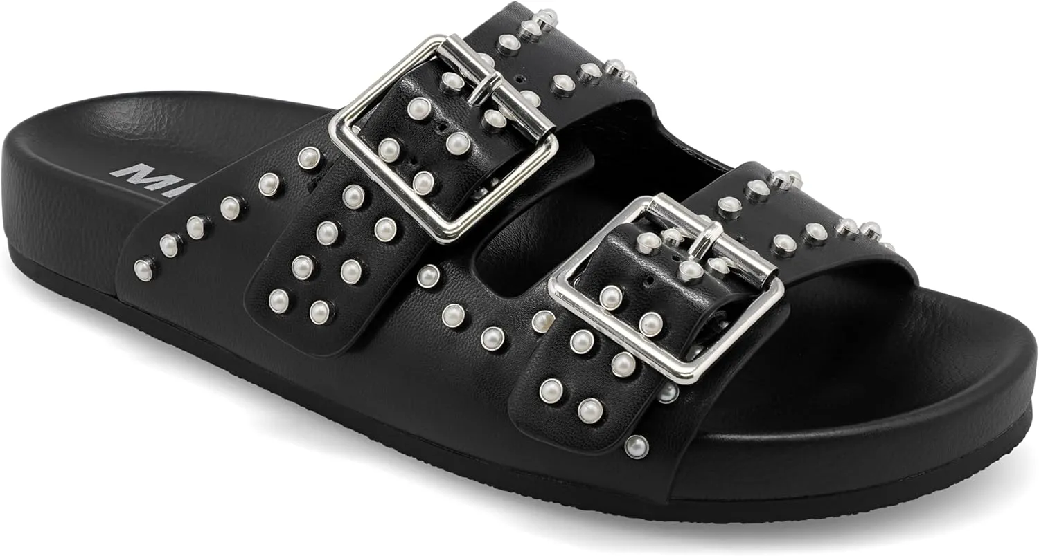 MIA Women's Brooklyn Studded Slide Sandals