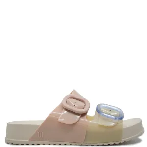 Mini Melissa Pink and Cream Jelly Slide