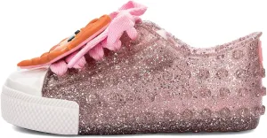mini melissa Polibolha II for Babies and Toddlers - Lace-Up Jelly Sneaker Featuring Disney Characters, Jelly Shoes for Toddlers, Little Girls Tennis Shoes