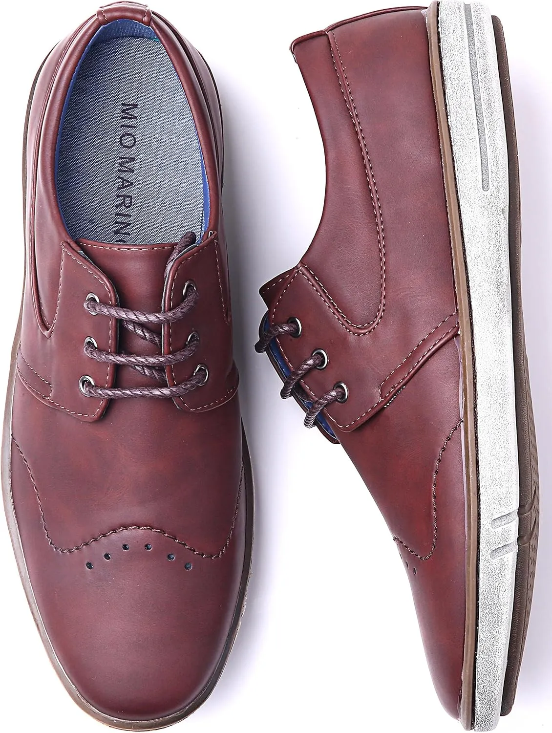 Mio Marino Men Casual Oxford Shoes - Comfortable Business Fashion Mens Casual Dress Shoes