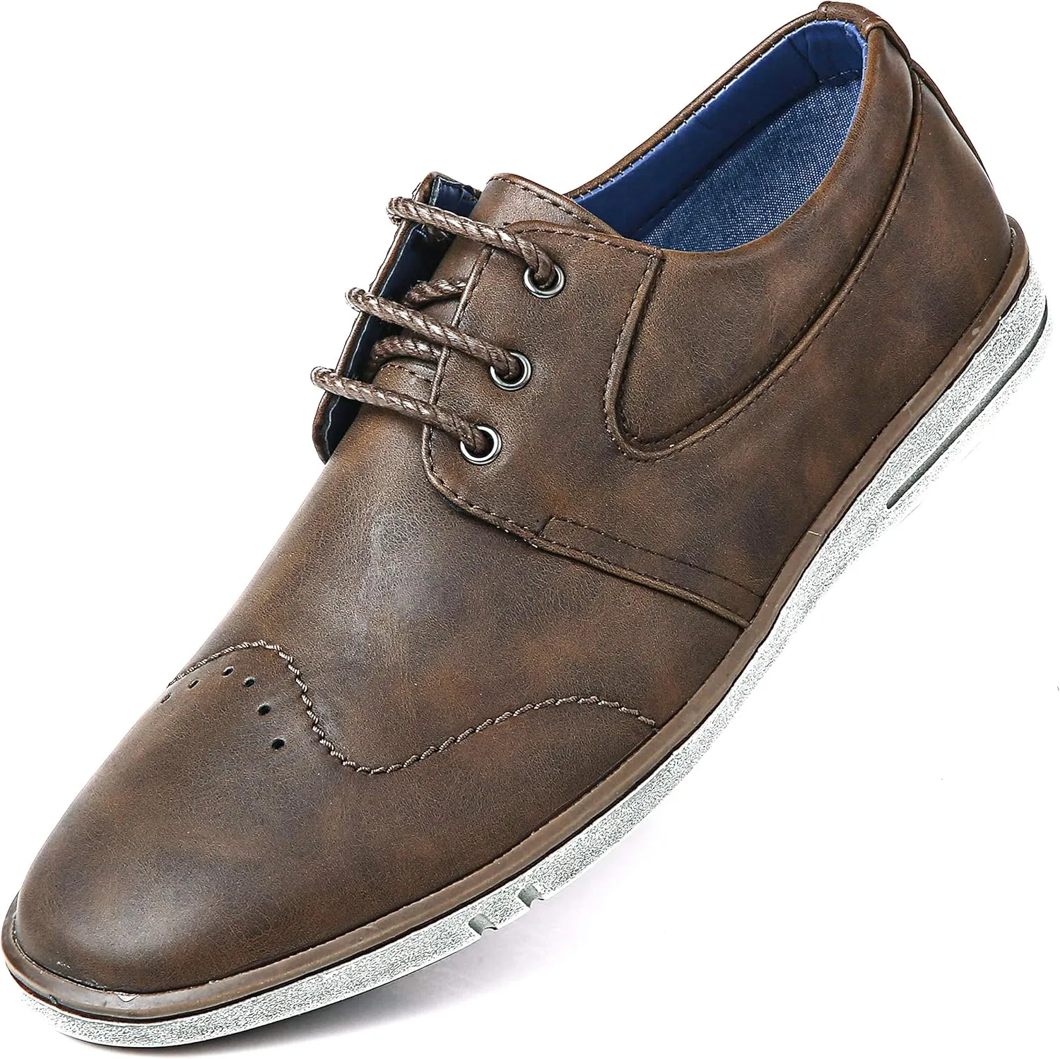 Mio Marino Men Casual Oxford Shoes - Comfortable Business Fashion Mens Casual Dress Shoes