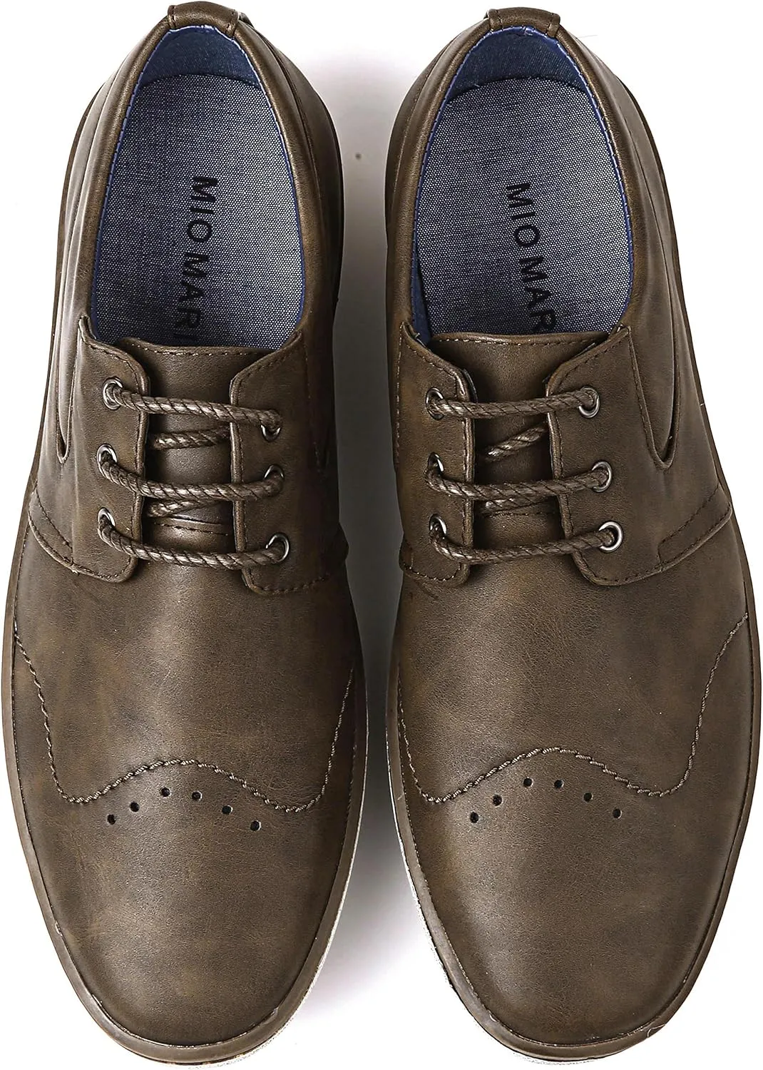 Mio Marino Men Casual Oxford Shoes - Comfortable Business Fashion Mens Casual Dress Shoes