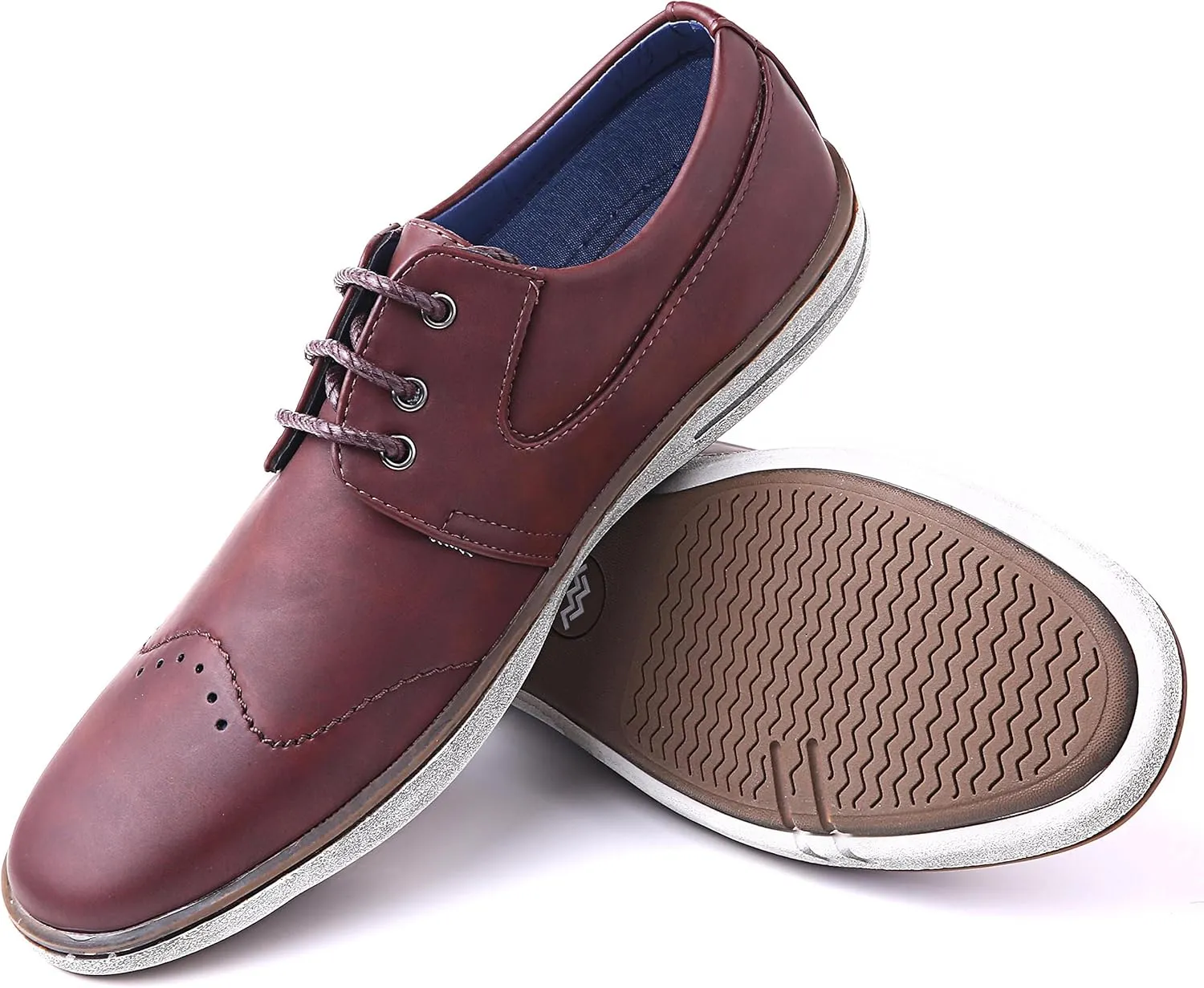 Mio Marino Men Casual Oxford Shoes - Comfortable Business Fashion Mens Casual Dress Shoes