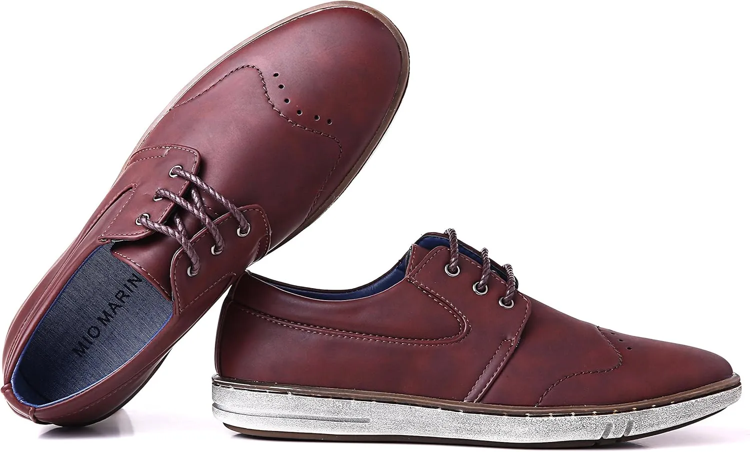 Mio Marino Men Casual Oxford Shoes - Comfortable Business Fashion Mens Casual Dress Shoes